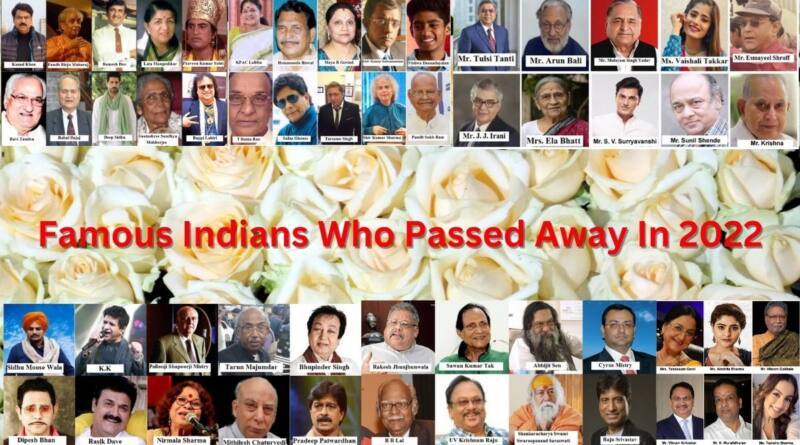 Famous Indians Who Passed Away In 2022: Full List