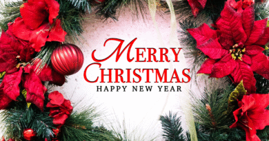 Christmas And New Year's Message With Hope And Love