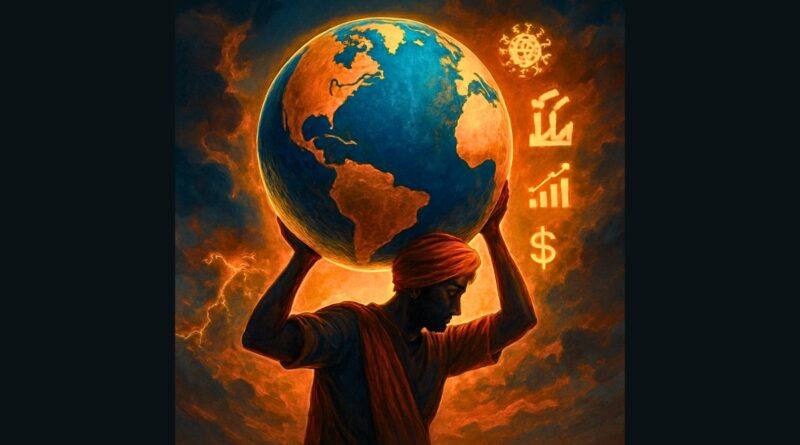 Weight Of The World Now On Indian Shoulders